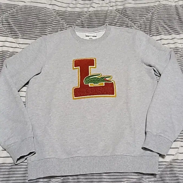 [BUNJANG] Lacoste Sweatshirt Men's Size 100 / 라코스테 맨투맨 100 가슴55 기장68
