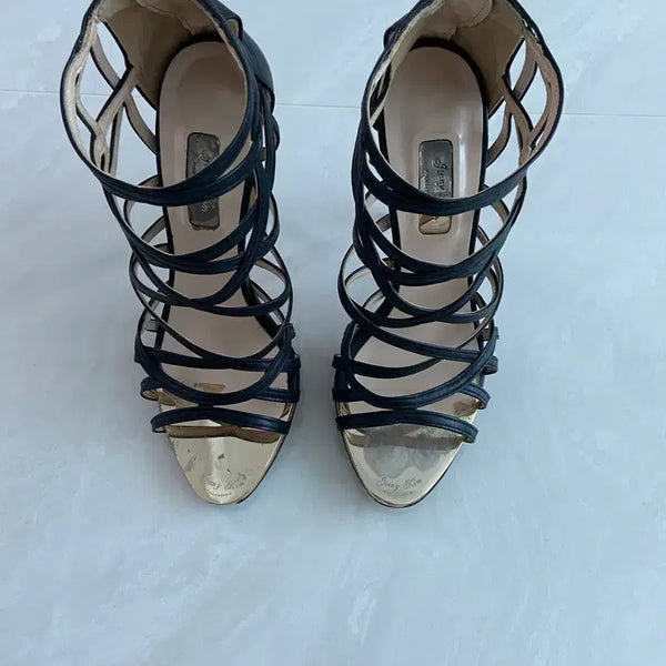 [BUNJANG] Jinny Kim Black Sandals / 지니킴 샌들