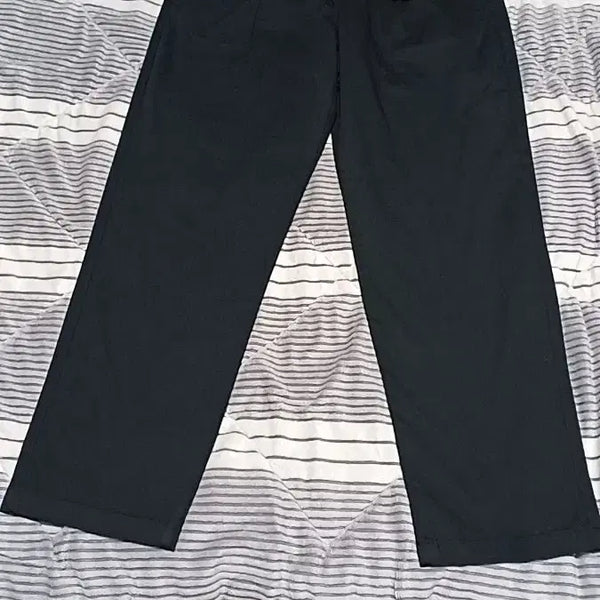 [BUNJANG] Musinsa Unused Black Pants - Size 33, Length 107cm / 무신사 미사용 블랙팬츠 33인치 기장107