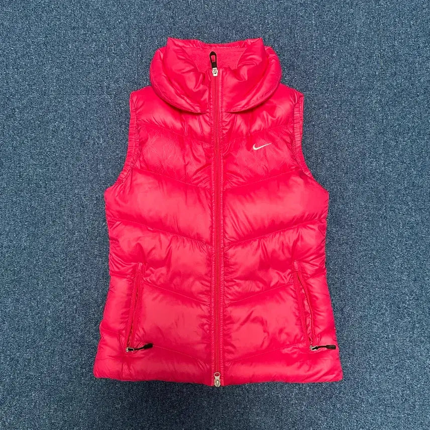[BUNJANG] Nike Golf Pink Padded Vest - Size M / 나이키 골프 핑크 패딩 조끼 M