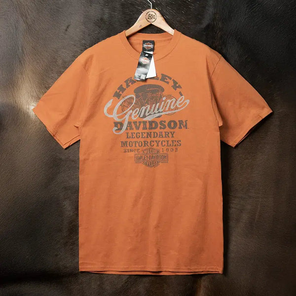 [BUNJANG] Harley-Davidson Tubular Half Sleeve T-Shirt / [100] 할리데이비슨 튜블라 반팔 티셔츠 미사용 신품