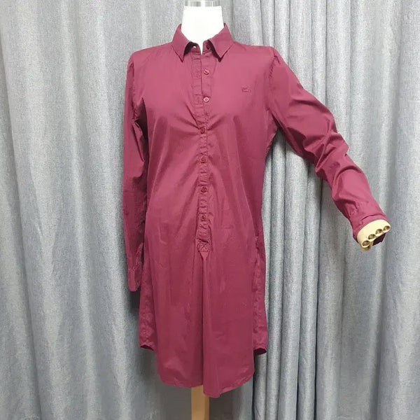 [BUNJANG] Lacoste Red Mini Dress Size 38 / 38라코스테 레드 미니 원피스