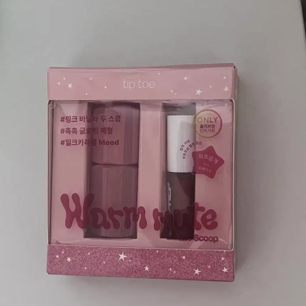 [BUNJANG] Tiptoe Glow With Sorbet Tint & Velvet Lip Prep Set / 팁토우 토슈즈
