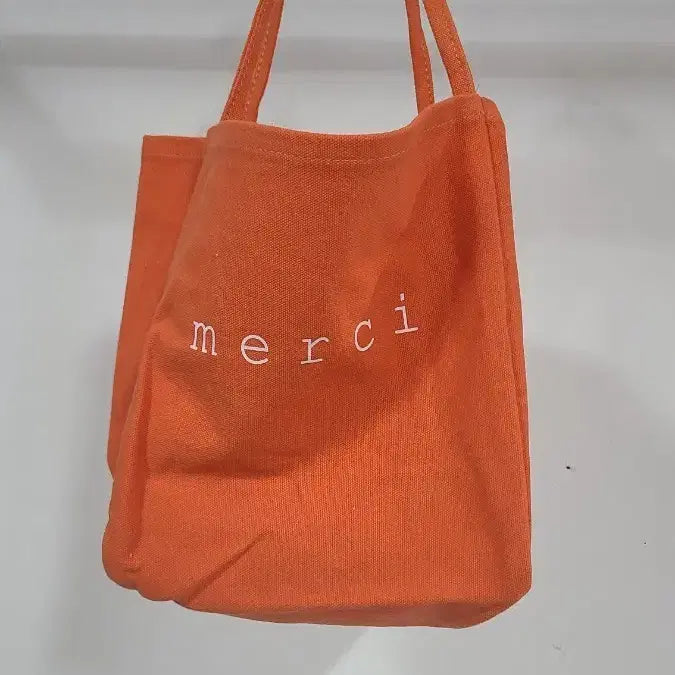 [BUNJANG] Merci Orange & Yellow Tote Bag / 메르시 Merci 오렌지&노랑색 토트백