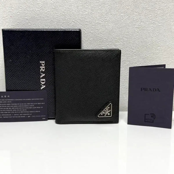 [BUNJANG] Prada Saffiano Card Wallet / (정품/A)프라다 사피아노 카드 반지갑