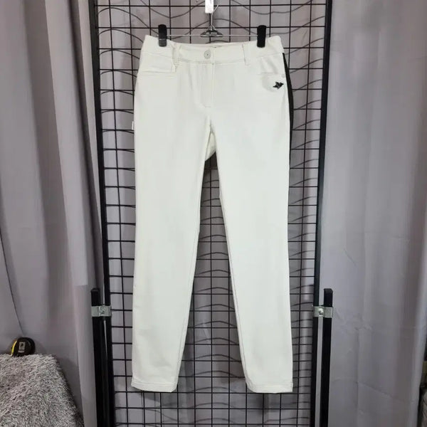 [BUNJANG] Pearly Gates Women's Span Golf Pants Logo Point Size 0 / 파리게이츠 골프 바지 여성 스판 골프팬츠 로고 포인트 0 사이즈