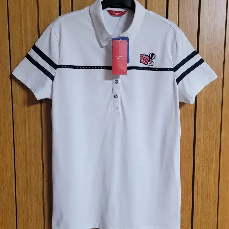 [BUNJANG] Phantom Women's Short Sleeve Polo T-Shirt White Size 105 / 팬텀 여성 반팔 카라 티셔츠 105 (새상품)