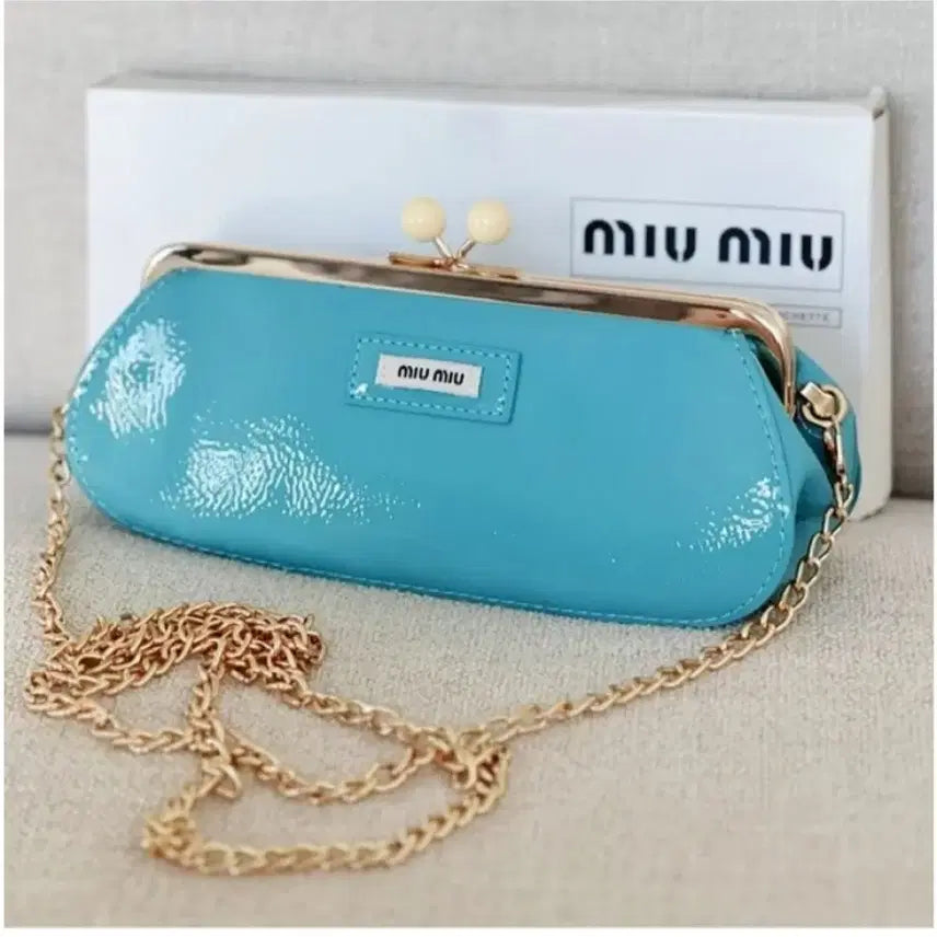 [BUNJANG] Miu Miu Chain Mini Bag / Clutch / 미우미우 체인 미니백 겸 클러치
