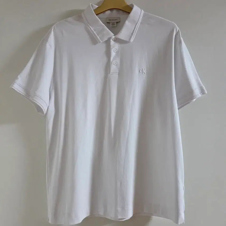 [BUNJANG] Calvin Klein Jeans Men's Regular Fit Interlock Polo Short Sleeve T-Shirt / 캘빈클라인진 남성 레귤러핏 인터락 폴로 반팔 티셔츠