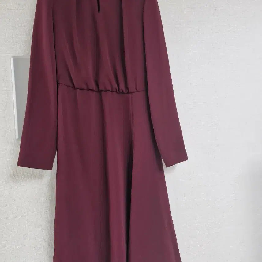 [BUNJANG] LYNN Burgundy Midi Dress / 린 LYNN 원피스 새제품