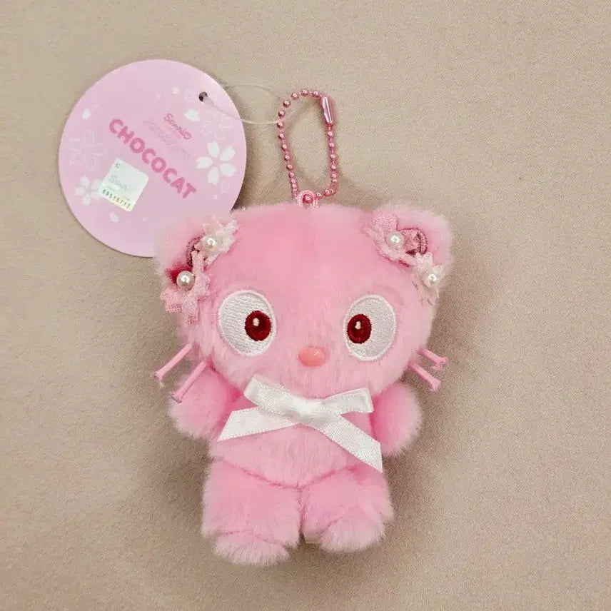 [BUNJANG] Sanrio Chococat Pink Tone Keychain / 산리오 초코캣 핑크톤 키링