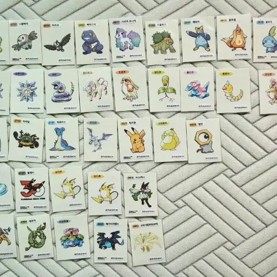 [BUNJANG] Pokemon 30th Anniversary Stickers Collection / 52장 일괄 10) 포켓몬 30주년 띠부씰