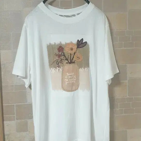 [BUNJANG] Women's White See-Through Back T-Shirt / 여성 흰색뒤망사티(새옷)