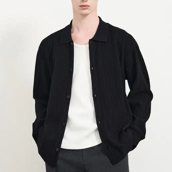 [BUNJANG] Time Homme Pleats Cardigan / [105] 타임옴므 플리츠 가디건
