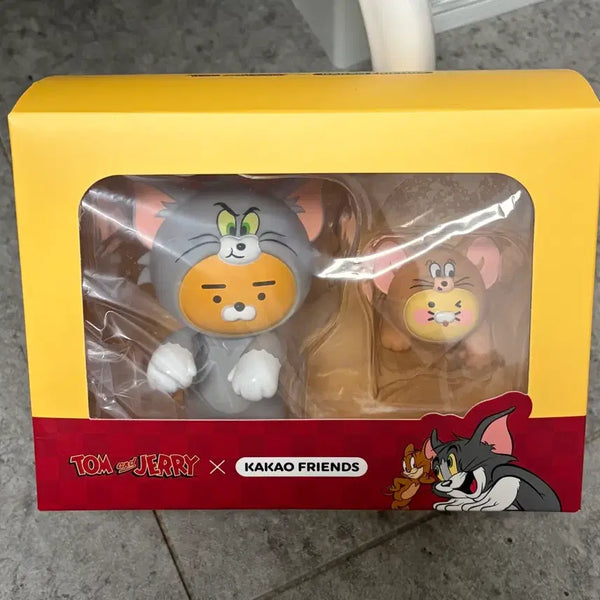 [BUNJANG] Tom and Jerry x Kakao Friends Collaboration Figure Set / 톰과제리 X 카카오프렌즈 피규어 세트