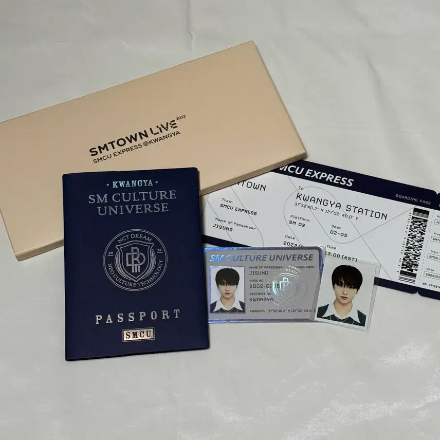 [BUNJANG] NCT DREAM Jisung SMCU Kwangya Passport Set / 엔시티드림 지성 smcu 광야 여권 세트