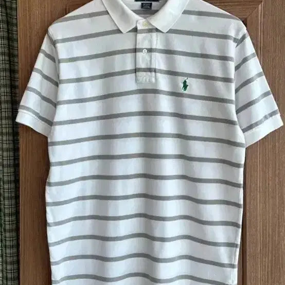 [BUNJANG] Polo Ralph Lauren Striped Polo Shirt Size M / 폴로랄프로렌 스트라이프 카라티 m사이즈