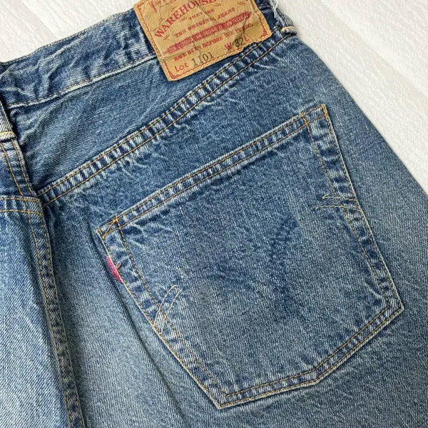 [BUNJANG] Warehouse 1011 2nd Hand Light Indigo Jeans / [32] 웨어하우스 1011 2nd hand 라이트 인디고