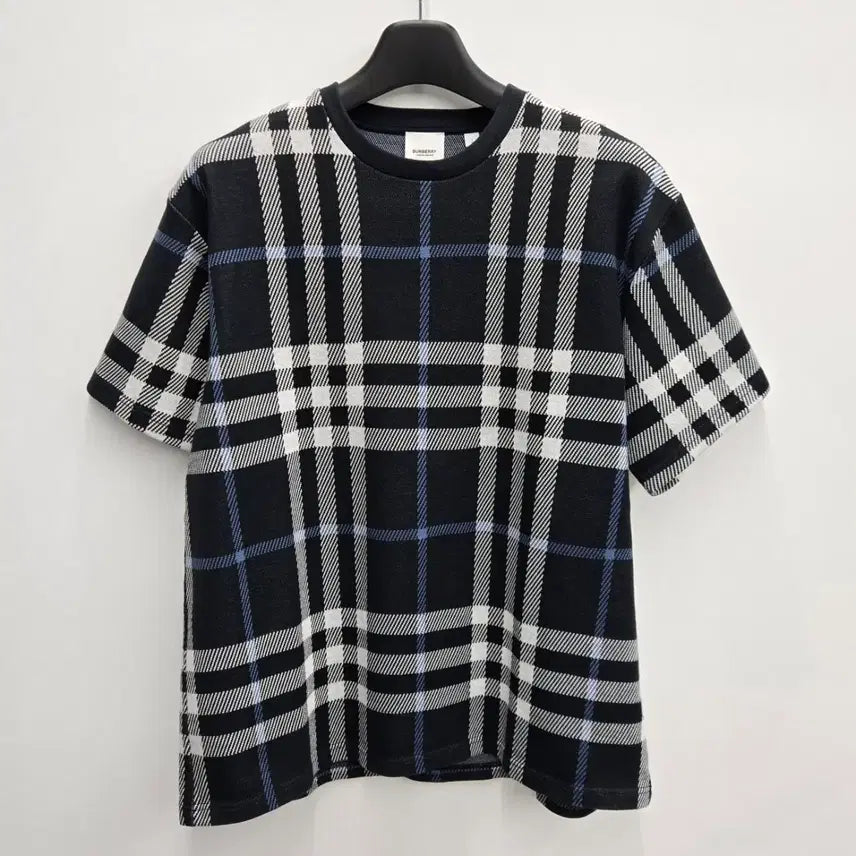 [BUNJANG] Burberry Check Cotton Short Sleeve T-Shirt L / [ 정품 ] 버버리 체크 코튼 반팔 L