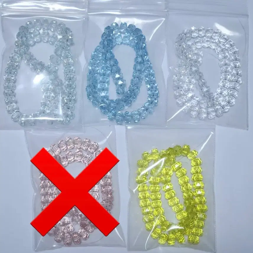 [BUNJANG] DIY Crystal Tire Cut Beads / DIY 크리스탈 타이어컷 비즈