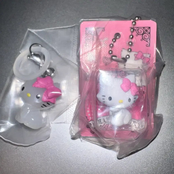 [BUNJANG] Sanrio Hello Kitty Miniature Charm Keychain / 산리오 챠미키티 메지루시 마스코트 키링 가챠 키티 미니어쳐 패키지 키링