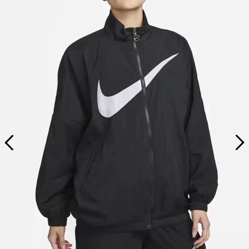 [BUNJANG] Nike Swoosh Essential Woven Women's Windbreaker / 나이키 스우시 에센셜 우븐 여성 바람막이