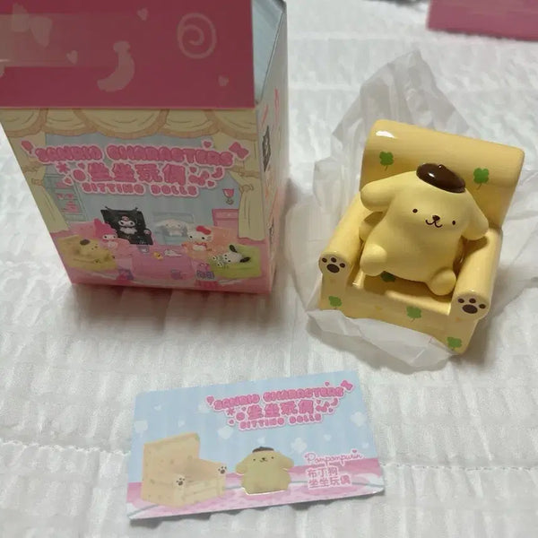 [BUNJANG] Sanrio Pompompurin Seating Dolls Figure / 산리오 시팅돌즈 피규어 폼폼푸린