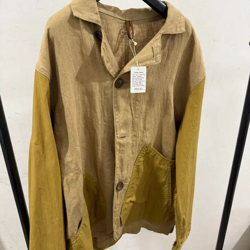 [BUNJANG] Kapital Patchwork Shirt Size 4 / 캐피탈 패치워크 셔츠 4 size