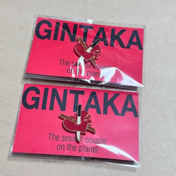 [BUNJANG] Gintaka Official Badge Set (Sealed & Unsealed) / 긴타카 비공굿 뱃지