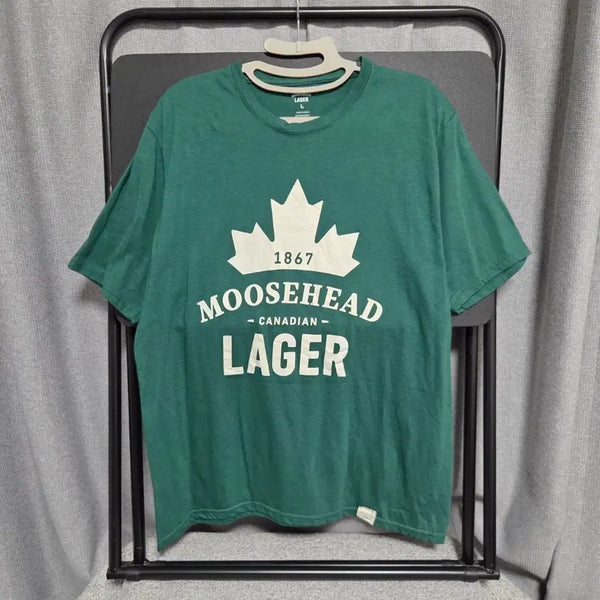[BUNJANG] Moosehead Lager Vintage T-Shirt Green L / Moosehead Lager 빈티지 반팔 티셔츠 L(100)