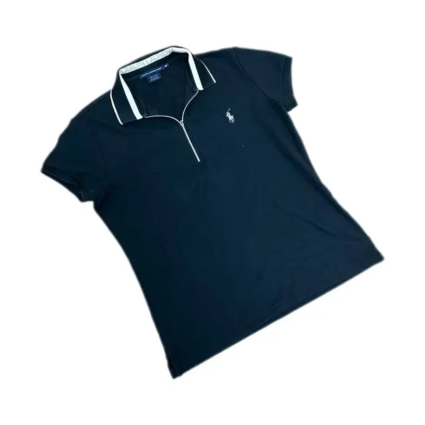 [BUNJANG] Polo Ralph Lauren Half-Zip PK T-Shirt - Size M / 폴로 랄프로렌 반집업 pk티