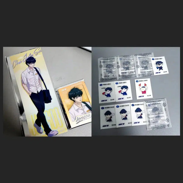 [BUNJANG] Garbage Time Choi Jongsu Player Ticket Photocard Ttibu Seal Bundle Set / 가비지타임 최종수 선수티켓 포토카드 띠부씰 일괄