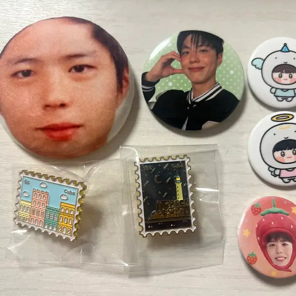 [BUNJANG] Park Bo Gum Bundle Set - Jelly Badge, Pin Badge, Can Badge / (일괄) 박보검 말랑뱃지, 핀뱃지, 캔뱃지