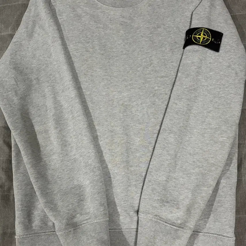 [BUNJANG] Stone Island Cotton Fleece Sweatshirt Grey S / 국내 백화점판)스톤아일랜드 코튼 플리스 맨투맨 그레이 s