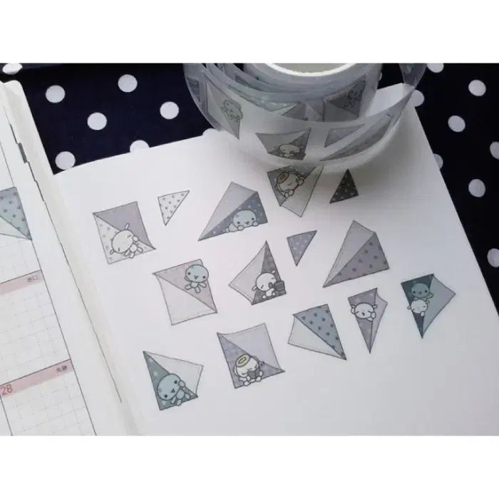 [BUNJANG] Ururu Peek-a-boo Kiss Cut Stickers / 우루루 빼꼼 키스컷