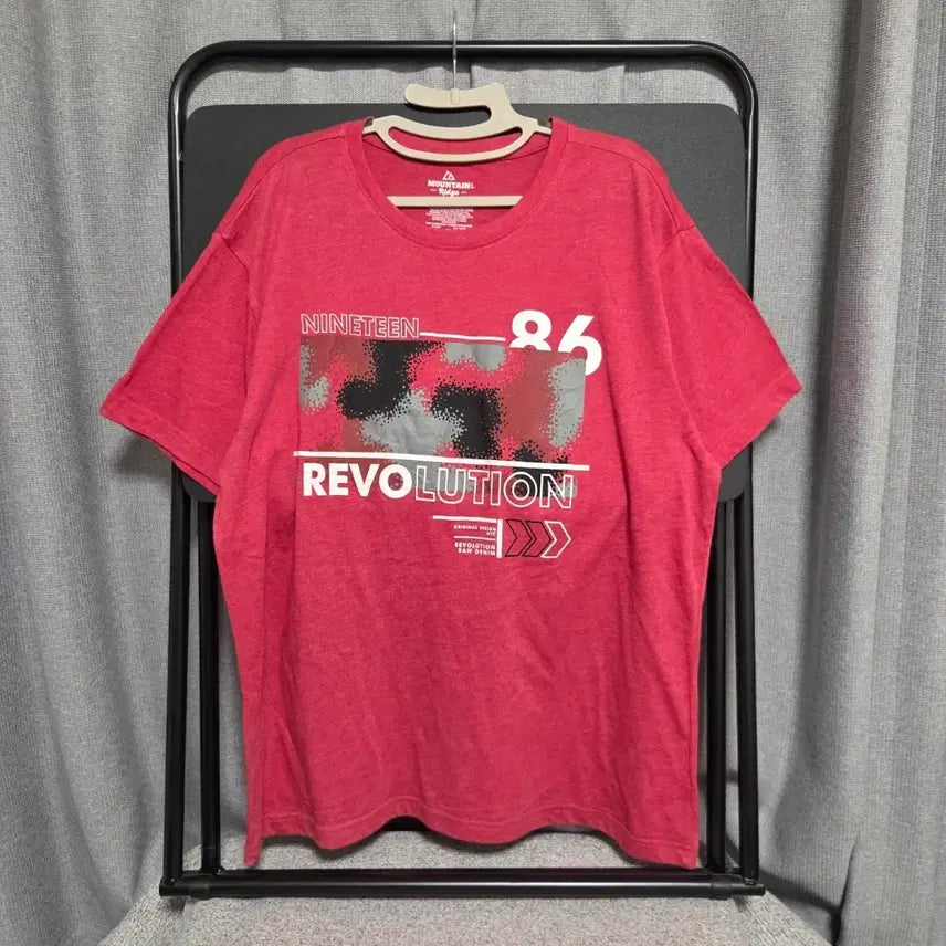 [BUNJANG] Mountain Ridge Vintage Short Sleeve T-Shirt Red L / Mountain Ridge 빈티지 반팔 티셔츠 L(100)