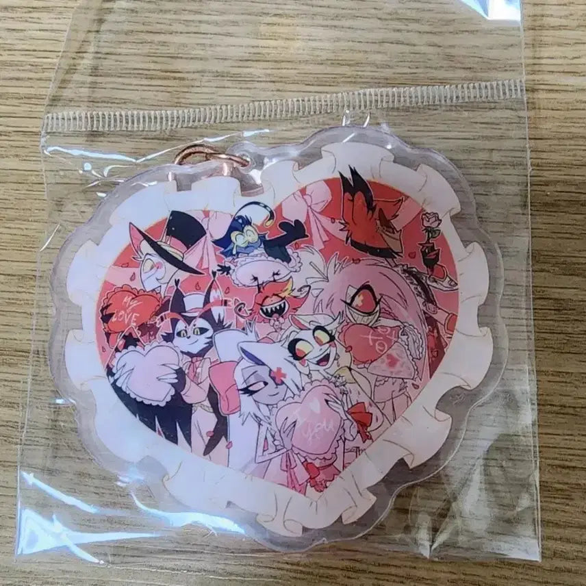 [BUNJANG] Hazbeen Hotel Valentine Hotel Cho Keyring / 해즈빈호텔 발렌타인데이 호텔조 키링