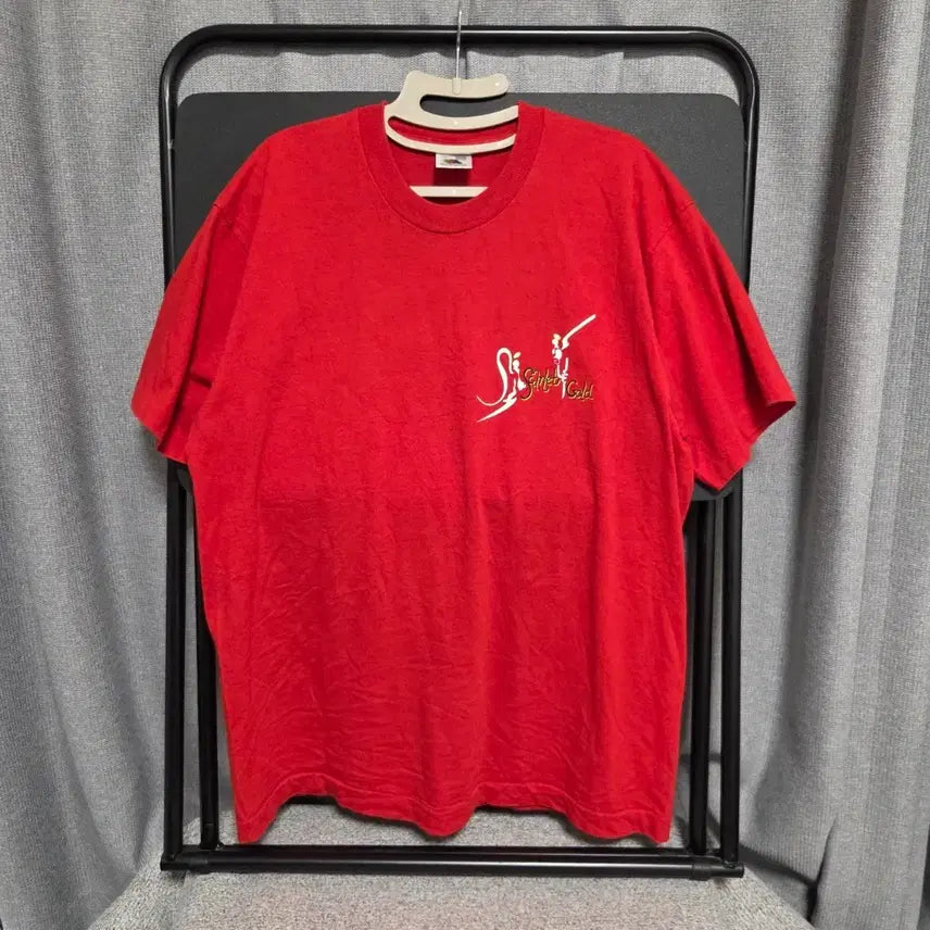 [BUNJANG] Vintage 90s Fruit Of The Loom Red Single Stitch T-Shirt (L) / 90s Fruit Of The Loom 반팔 티셔츠 L(100)