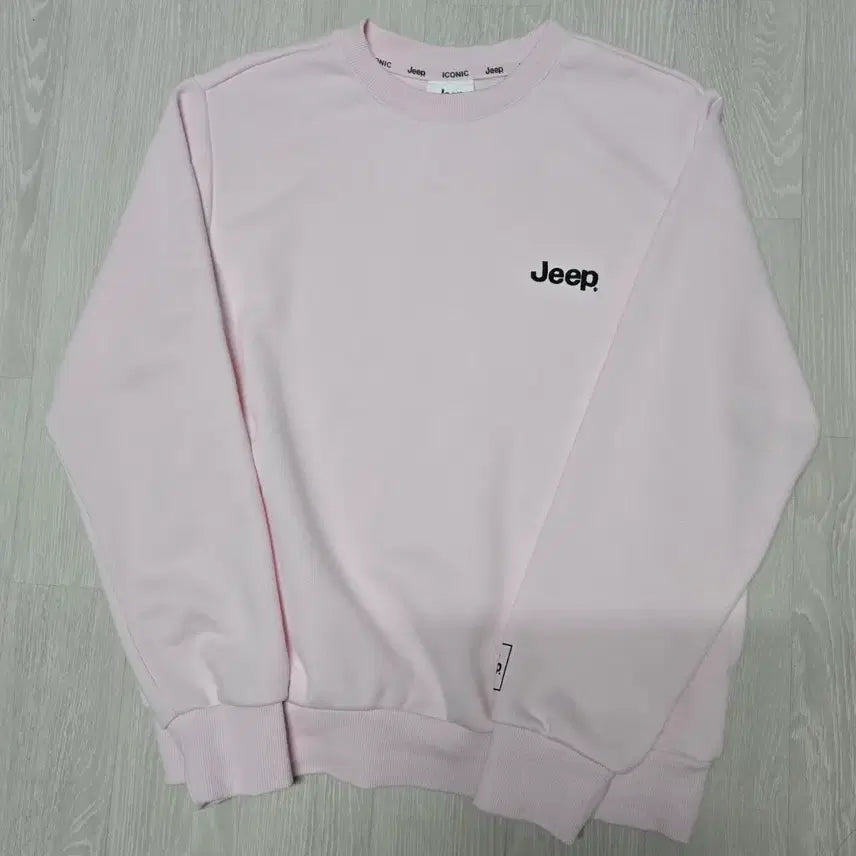 [BUNJANG] Jeep Pink Sweatshirt / Jeep 지프 핑크 맨투맨