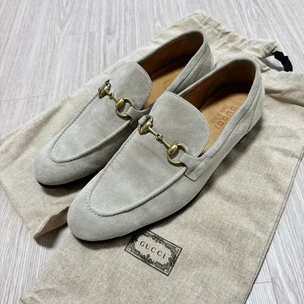 [BUNJANG] Gucci Horsebit Suede Loafers / 구찌 홀스빗 스웨이드 로퍼 8.5