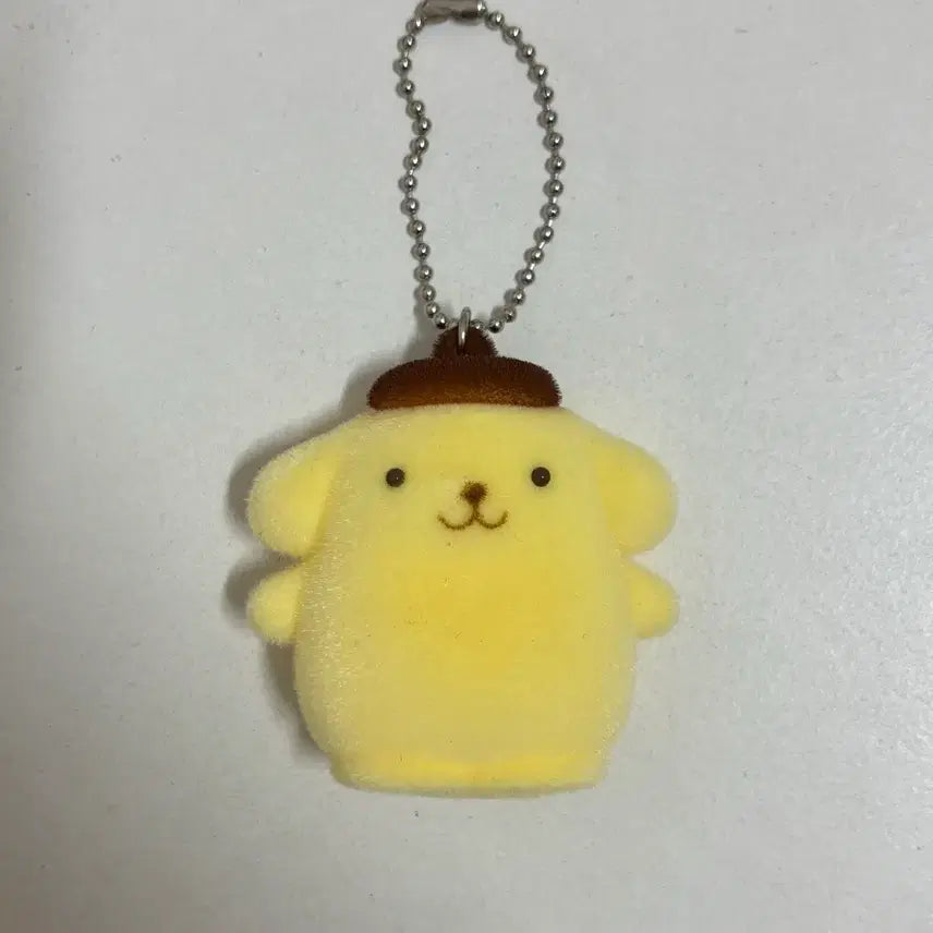[BUNJANG] Pompompurin Fluffy Mascot Keychain / 폼폼푸린 마스코트 플로키 키링