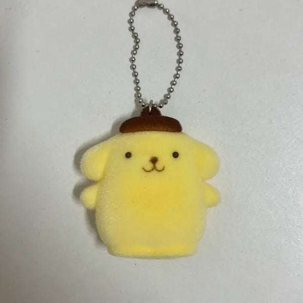 [BUNJANG] Pompompurin Fluffy Mascot Keychain / 폼폼푸린 마스코트 플로키 키링