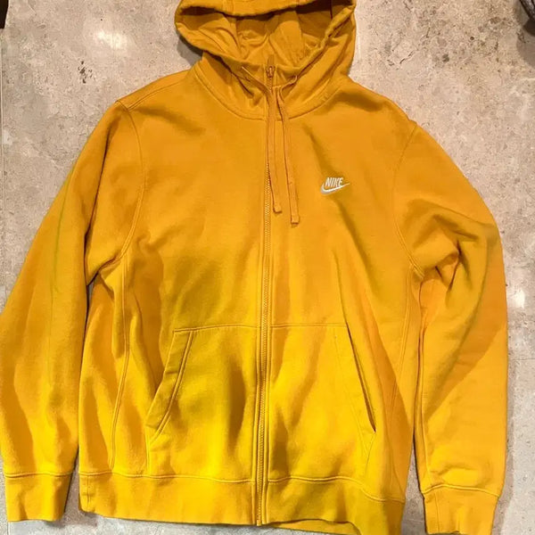 [BUNJANG] Nike Yellow Hooded Zip-Up / 나이키 옐로 후드집업