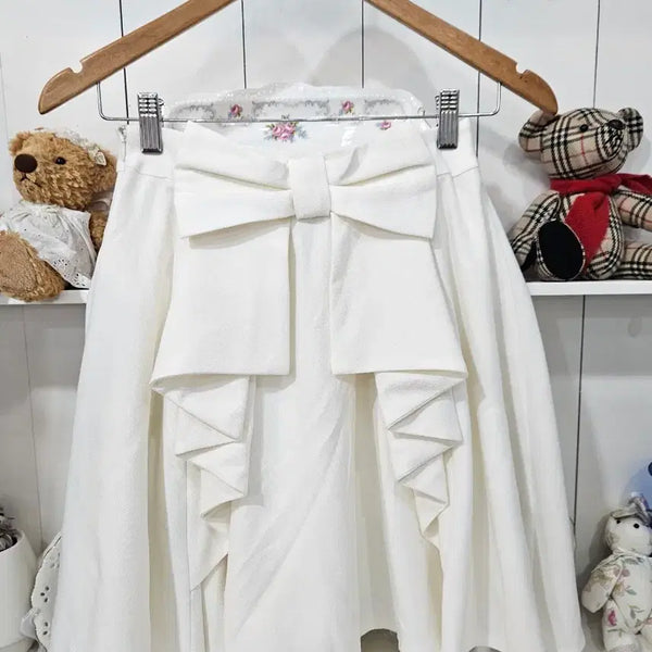 [BUNJANG] CECIL McBEE Big Ribbon Flare Skirt / CECIL McBEE(세실맥비)빅리본 플레어 스커트