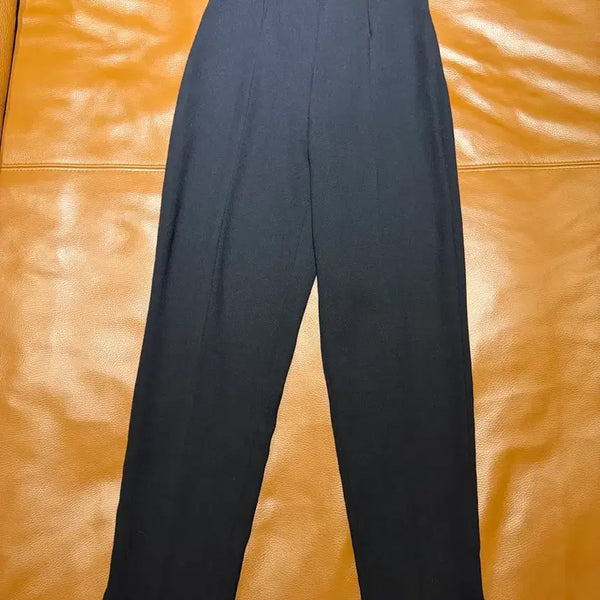 [BUNJANG] Stefannelli High-Waisted Tapered Crop Slacks / 이태리브랜드 스테파넬리 하이웨이스트 테이퍼드 크롭 슬랙스