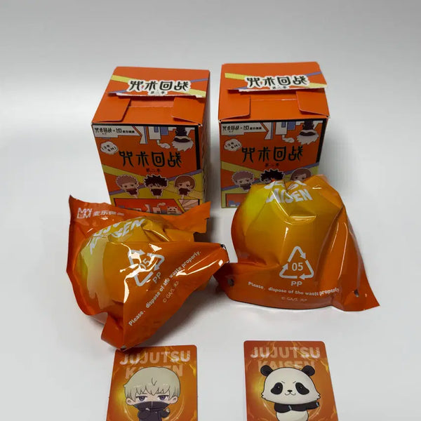 [BUNJANG] Jujutsu Kaisen Mini Gacha Figures (Toge Inumaki, Panda) - 2 Figure Bundle Set / 확인개봉) 주술회전 미니 피규어 가챠 이누마키 토게 / 판다 2종 일괄
