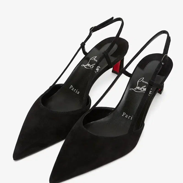[BUNJANG] Christian Louboutin Condoroline 55 Suede Slingback Pumps / 크리스찬 루부탱 스웨이드 슬링백 펌프스