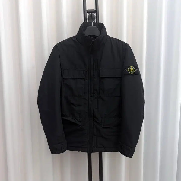 [BUNJANG] Stone Island Microfleece Primaloft Jacket Black / [S] 스톤아일랜드 마이크로랩스 프리마로프트 자켓 블랙