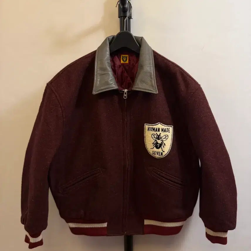 [BUNJANG] Human Made Varsity Jacket (Collaboration) / 휴먼메이드 바시티 자켓 (국내유일)