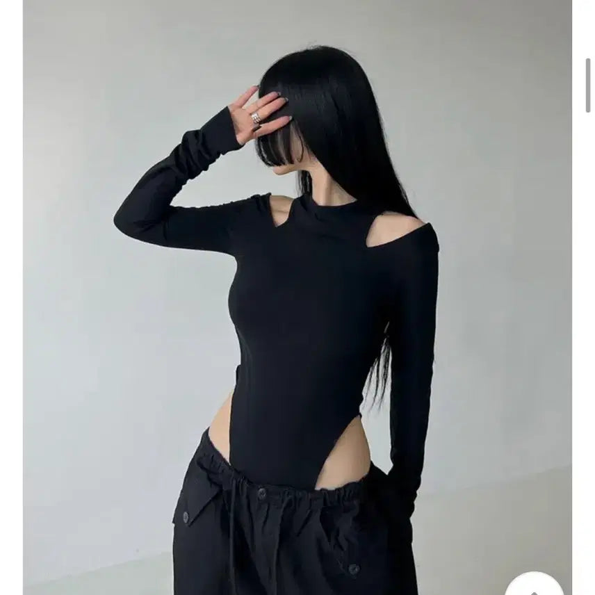 [BUNJANG] Bomz Long Sleeve Bodysuit / 에이블리 범즈 바디수트
